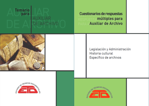 Pack Ahorro Auxiliar Archivo: Temario + Cuestionarios